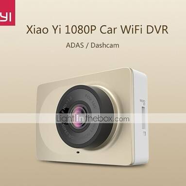 €28 flashsale for Original Xiaomi Yi 1080P Car WiFi DVR CN Version Dual Usb 2.7 inches from Lightinthebox