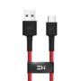 Original Xiaomi ZMI Braided USB Type-C 1M Charging Phone Cable for Samsung Oneplus 5T - Red