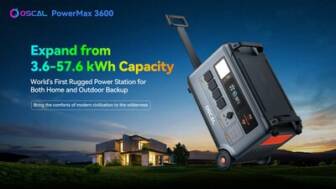 €1564 with coupon for Oscal PowerMax 3600 Rugged Power Station from EU / US warehouse GEEKBUYING