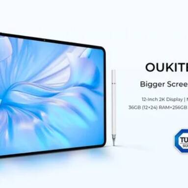 €249 with coupon for OUKITEL OT5 12-Inch Tablet 12GB RAM 256GB ROM from EU warehouse GEEKBUYING