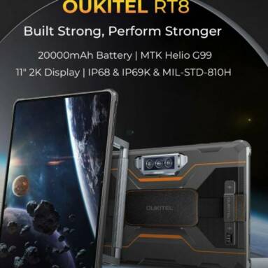 €220 with coupon for Oukitel RT8 Rugged Tablet 256Gb from GSHOPPER