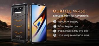 €142 with coupon for Oukitel WP38 Rugged Smartphone 256GB from GSHOPPER