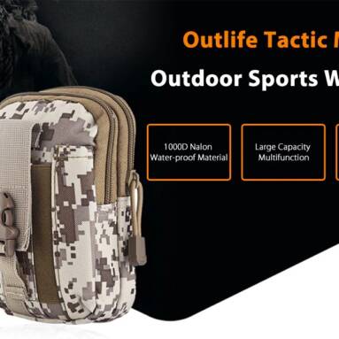 $1 with coupon for Outlife Waterproof Waist Bag from GearBest