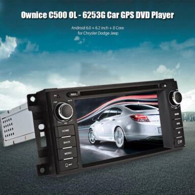 $299 with coupon for Ownice C500 OL – 6253G 8 Core Car GPS DVD Player from GearBest