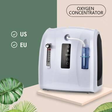 €173 with coupon for Oxygen Concentrator Machine 1-6L/min Adjustable Portable Oxygen Machine for Home and Travel Use Without Battery from BANGGOOD
