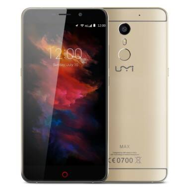 28% Off UMI MAX 4G Smartphone Helio P10 5.5 Inches 2.5D FHD,limited offer $127.99 from TOMTOP Technology Co., Ltd