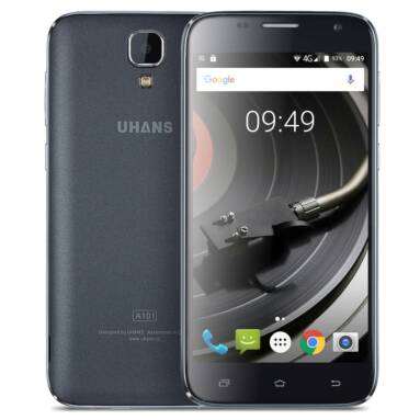 26% Off UHANS A101 4G Smartphone 5.0 inches Screen MTK6737 5.0 Inches HD 1G+8G 5MP+8MP Camera 2450mAh,limited offer $59.99 from TOMTOP Technology Co., Ltd