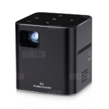 $183 with coupon for P6 Portable Smart Mini DLP LED WiFi Projector  –  BRIGHT BLACK from GearBest
