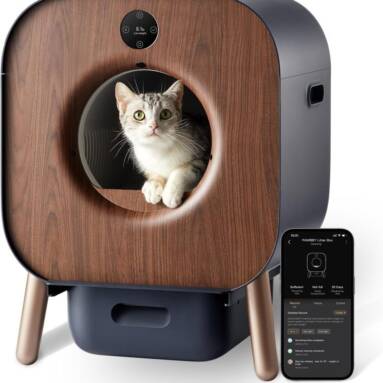 €449 with coupon for PAWBBY Self-Cleaning Large Capacity Smart Cat Litter Box Remote App Control from EU warehouse BANGGOOD