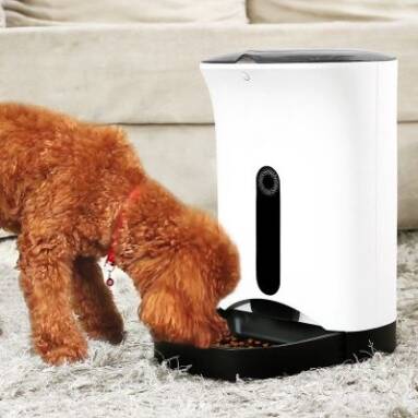 $81 with coupon for PF-012 Large Capacity Automatic Intelligent Pet Feeder – WHITE from GearBest