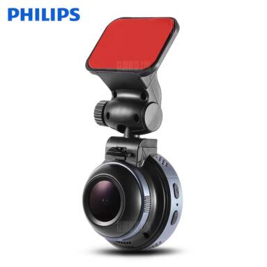$53 flashsale for PHILIPS CVR108 1-inch 1920 x 1080P Mini Dash Cam  –  BLACK from GearBest