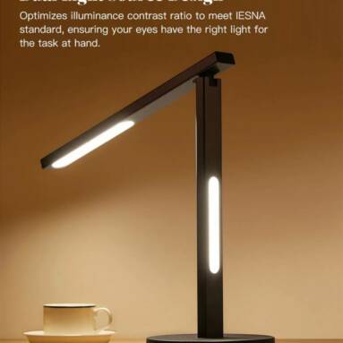 $58 with coupon for PHILIPS Mijia Zhiyi LED Desk Light Stand Table Lamp – BLACK from GearBest