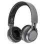 PICUN BT - 08 Foldable Stereo Bluetooth Headset with Mic  -  BLACK AND GREY 