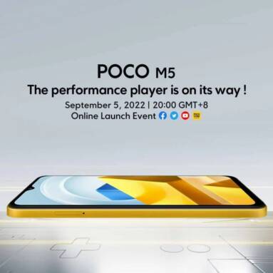 €154 with coupon for POCO M5 Smartphone Global Version 64/128GB from BANGGOOD