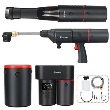 €128 with coupon for POPDEER PD-E Pro Multifunctional 4-in-1 Cordless Tire Inflator Pump + Car Wash Gun + Vacuum Cleaner + Cordless Power Bank Charger from BANGGOOD