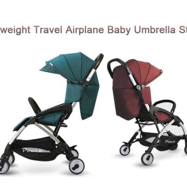 €137 with coupon for POUCH Lightweight Travel Baby Umbrella Stroller – STEEL BLUE from Gearbest