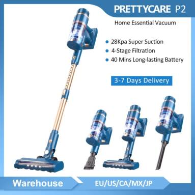 €104 with coupon for PRETTYCARE P2 Cordless Vacuum Cleaner from EU warehouse GEEKBUYING