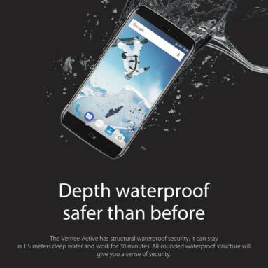 Presale Vernee Active IP68 Waterproof 4G Smartphone,limited offer $279.99 from TOMTOP Technology Co., Ltd