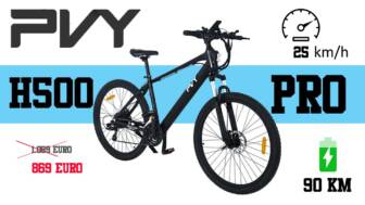 €889 with coupon for PVY H500 Pro Electric Bicycle 36V 10.4Ah 250W from EU CZ warehouse BANGGOOD