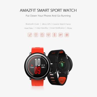 50% OFF Xiaomi HUAMI AMAZFIT IP67 Smartwatch[International Version],limited offer $99.99 from TOMTOP Technology Co., Ltd