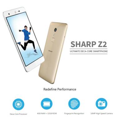 45% OFF SHARP Z2 4G Smartphone 5.5 inches 4+32G,limited offer $104.99 from TOMTOP Technology Co., Ltd