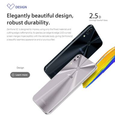 36% OFF ASUS ZenFone 5Z 4G Smartphone 6+64G,limited offer $524.99 from TOMTOP Technology Co., Ltd