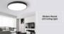 PZE - 911 - XDD Modern Round LED Ceiling Light - WHITE 48W STEPLESS DIMMING LIGHT 