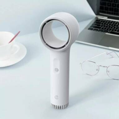 €8 with coupon for Weiyuan F1  Portable Handheld Bladeless Strong Wind Fan from Xiaomi Youpin Three Wind Speed Low Noise 2000mAh Built-in Battery from BANGGOOD