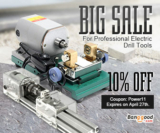 10% OFF for Professional Power Drill Grinder Tools from BANGGOOD TECHNOLOGY CO., LIMITED