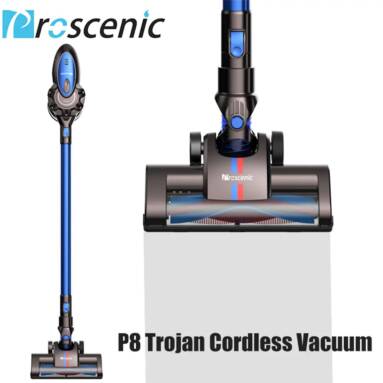 $108 with coupon for Proscenic P8 Wireless Smart Handheld Vacuum Cleaner – BLUE EU PLUG from GearBest