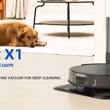 €235 with coupon for Proscenic X1 Robot Vacuum Cleaner with Self-Empty Base from EU warehouse GEEKBUYING