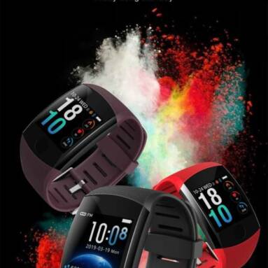 €13 with coupon for Q11 Color Screen Sport Smart Bracelet IP67 Waterproof Heart Rate Blood Pressure Monitor from GEARVITA