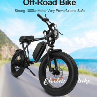 €879 with coupon for Q8 Off-road Electric Bike from EU warehouse GEEKBUYING