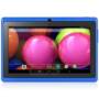 Q88 Tablet PC  -  EU PLUG + PU LEATHER CASE  BLUE