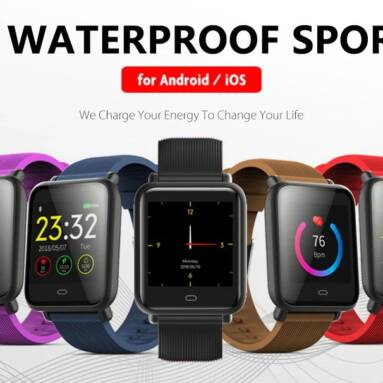 €15 with coupon for Q9 Waterproof Sports Smartwatch from GEARVITA