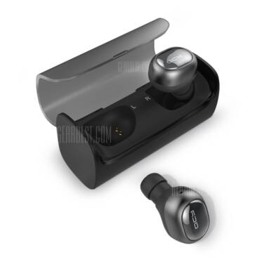 $29 with coupon for QCY Q29 In-ear Noise-canceling Bluetooth Earphones  –  BLACK from GearBest