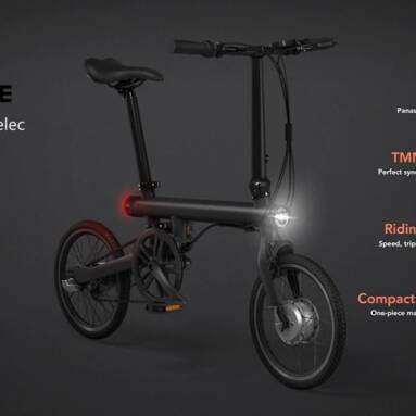€627 with coupon for QICYCLE TDR01Z Folding Moped Electric Bike from Xiaomi Youpin EU WAREHOUSE from GearBest