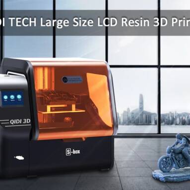 €635 with coupon for QIDI TECH LCD Resin 3D Printer S-Box – EU GER warehouse from GEARBEST