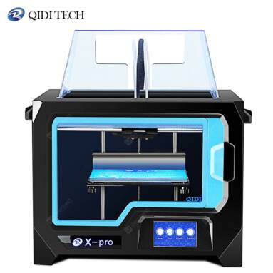 €517 with coupon for QIDI TECH X-Pro Dual extruder 3D Printer with WiFi Function high Precision Double Color 3d printer – Germany Warehouse from GEARBEST