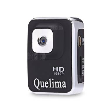 $10 with coupon for Quelima A3S Mini 1080P DV Camera HD DVR  –  BLACK from GearBest