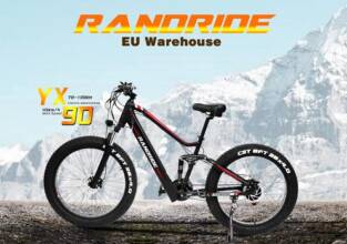 €1139 with coupon for RANDRIDE YX90 Electric Bike from EU warehouse GEEKBUYING