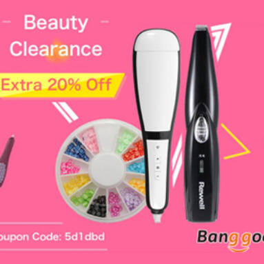 Extra 20% OFF for Beauty Clearance from BANGGOOD TECHNOLOGY CO., LIMITED
