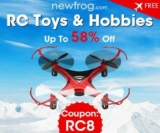 RC Toys & Hobbies-Up To 58% Off and Coupon: RC8 from Newfrog.com