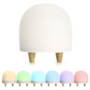 RG - L023 Portable LED Nursery Baby Night Silicone Cute Lamp  -  MILK WHITE 