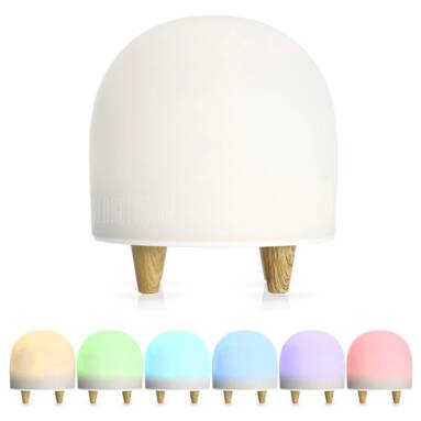 $16 with coupon for RG – L023 Portable LED Nursery Baby Night Silicone Cute Lamp  –  MILK WHITE from GearBest
