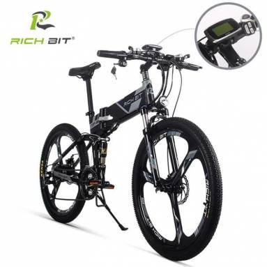 €1352 with coupon for RICH BIT TOP-860 12.8AH 36V 250W 26inch Folding Moped Electric Bike 35km/h Top Speed 35-40km/h Mileage Range Cycling Mountain Bicycle EU CZ WAREHOUSE from BANGGOOD