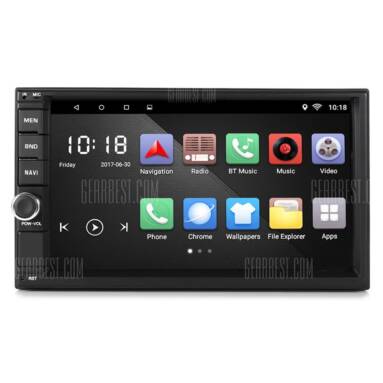 $136 with coupon for RM – CT0012 Android 6.0 Bluetooth GPS Stereo Car Player  –  BLACK from GearBest