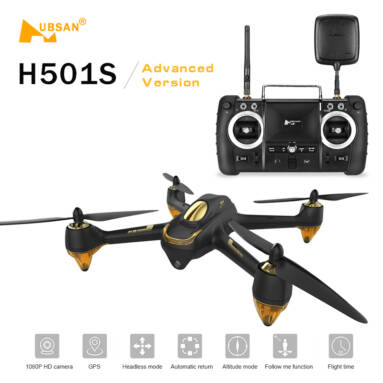 46% OFF Hubsan X4 H501S H501SS 5.8G FPV Advanced Version Drone,limited offer $219.99 from TOMTOP Technology Co., Ltd