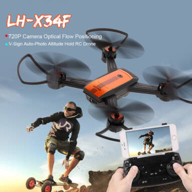 Presale Lead Honor LH-X34F 720P RC Training Drone,limited offer $43.99 from TOMTOP Technology Co., Ltd