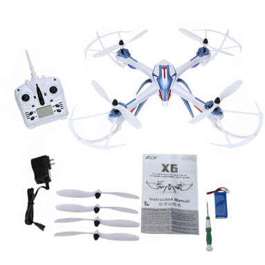 Get 48% Off For JJRC H16 H16-1 X6 2.4G 4CH 6-Axis Gyro Super Power RC Quadcopter CF Mode RTF Drone from RCMOMENT